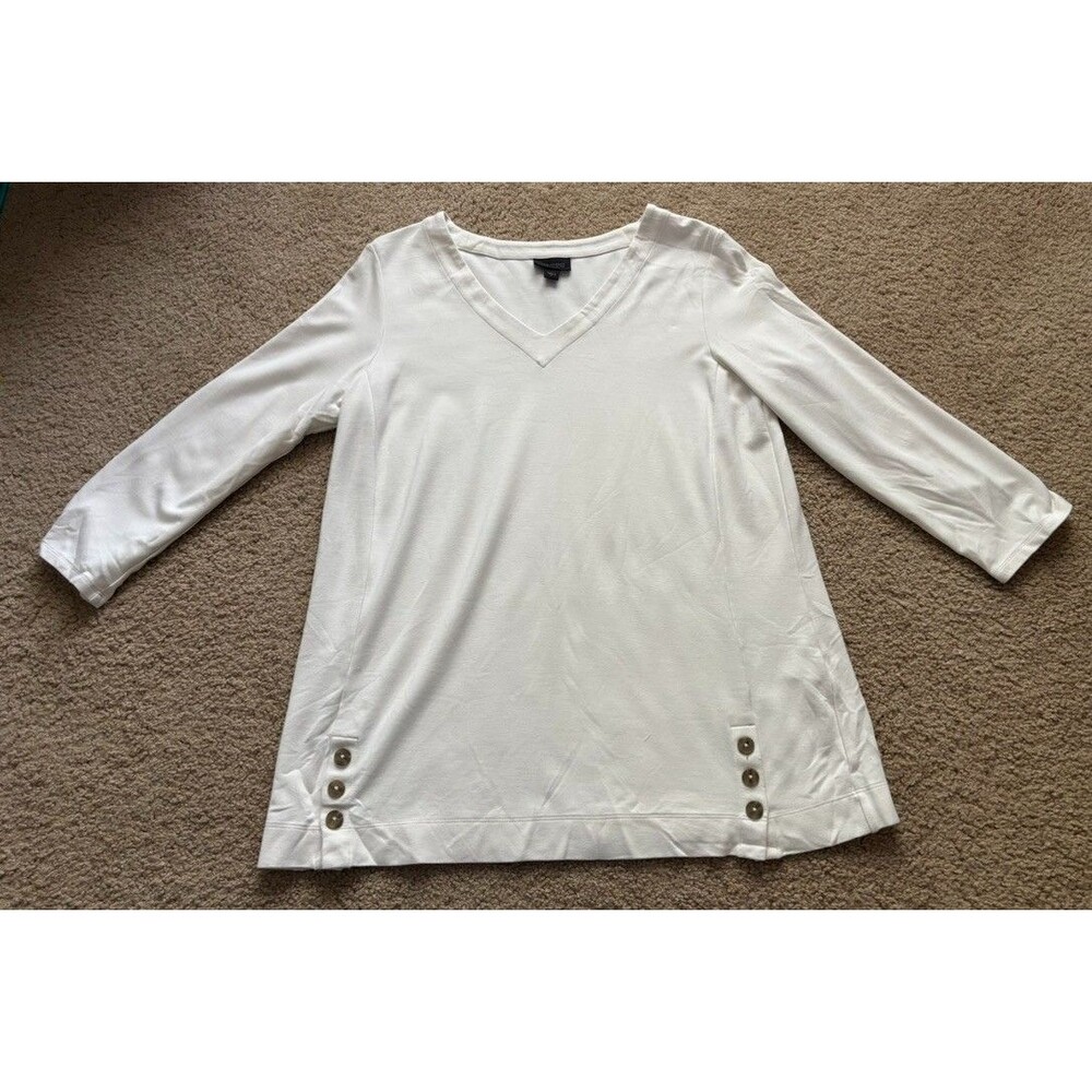J. Jill Wearever Collection Womens 3/4 Sleeve Small Tunic Excellent